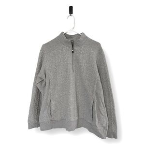 Men’s Orvis Gray Pullover Quarter Zip